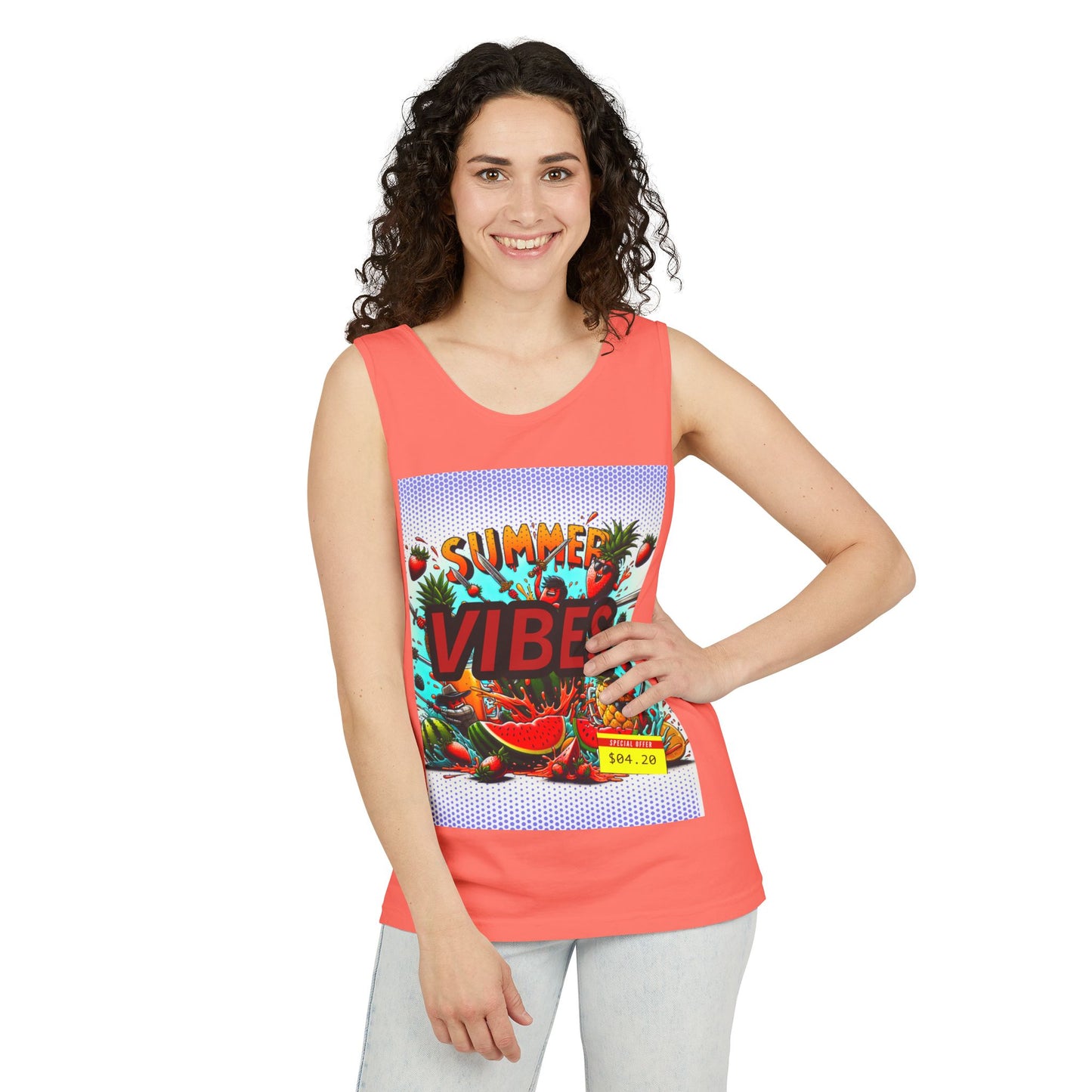 Summer Vibes Unisex Tank Top - Perfect for Beach Days & Festivals