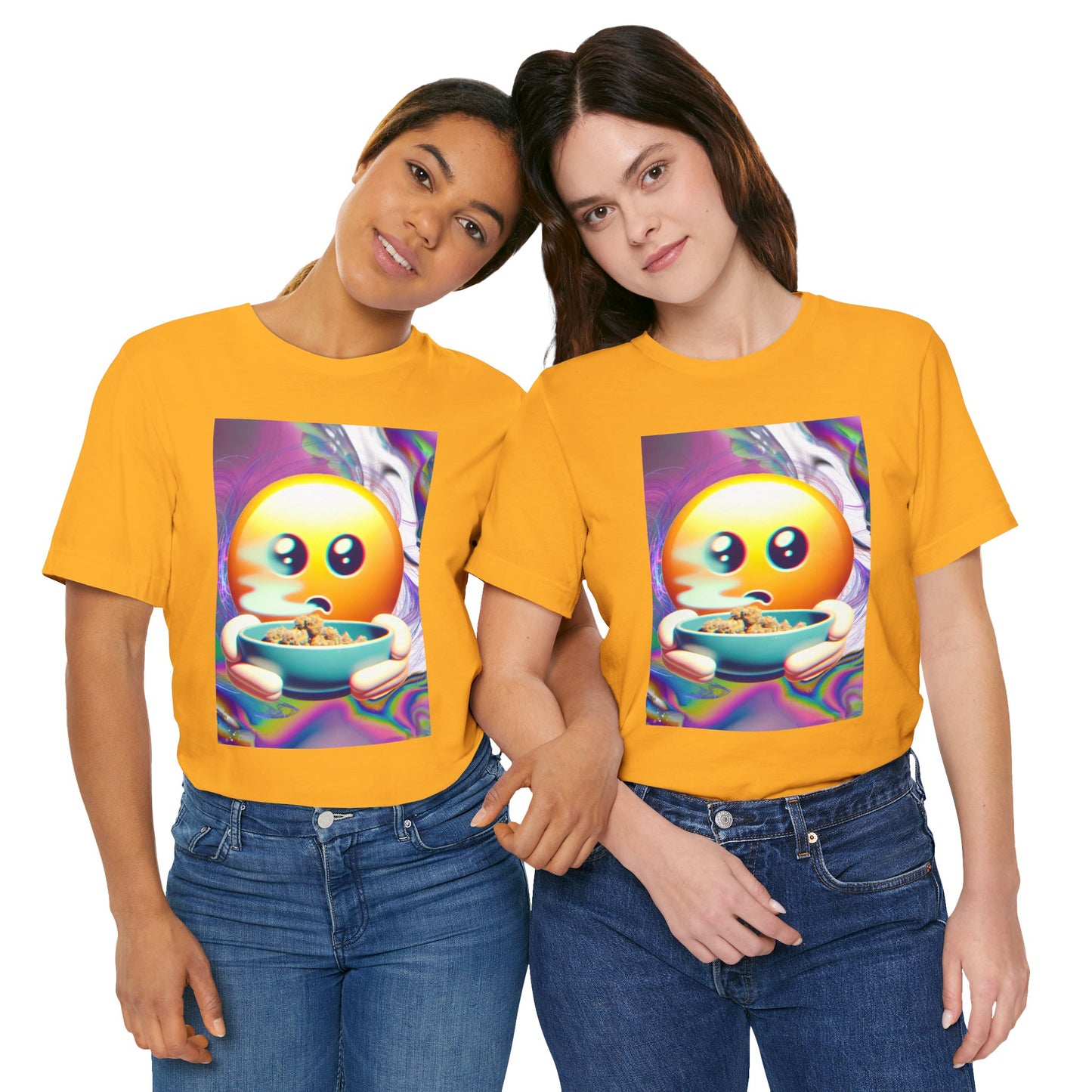 Vibrant Emoji Tee - Perfect for Casual Hangouts and Celebrations