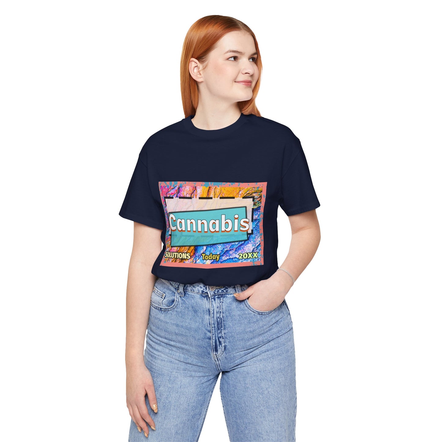 Trendy Cannabis Solutions Tee - Unisex Jersey Short Sleeve T-Shirt