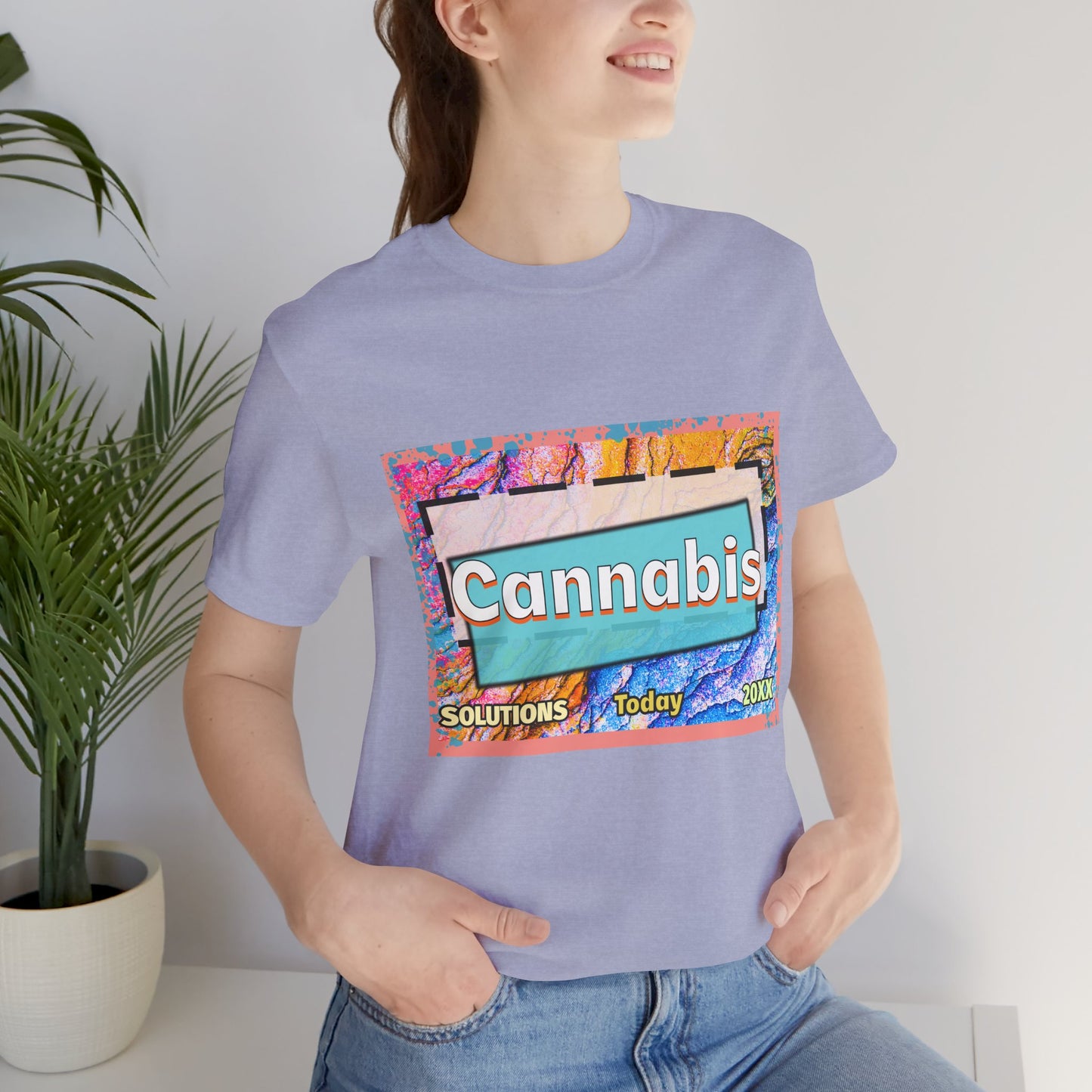Trendy Cannabis Solutions Tee - Unisex Jersey Short Sleeve T-Shirt