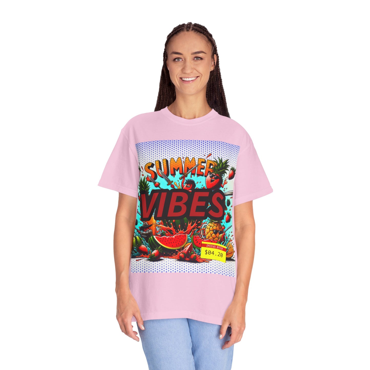 Summer Vibes Unisex Garment-Dyed T-Shirt
