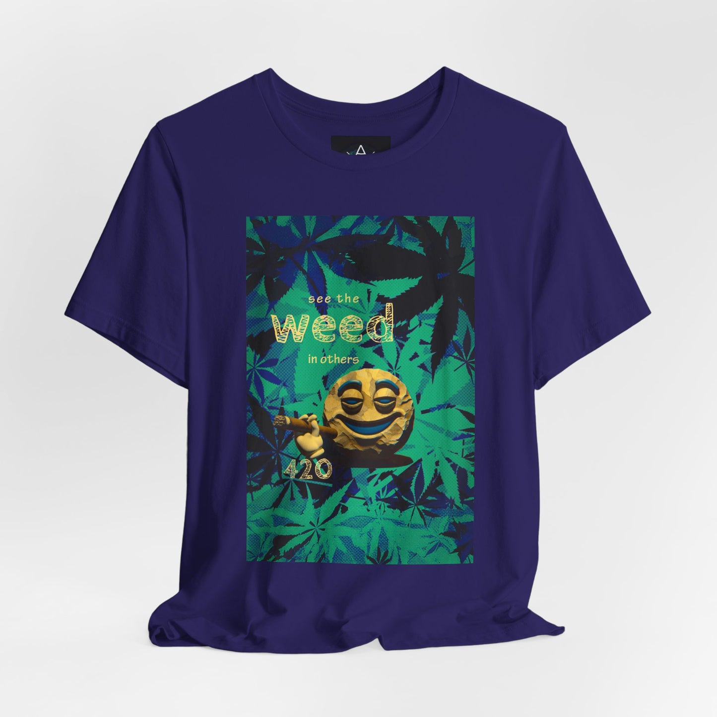 Funny Cannabis Graphic Tee - "See the Weed in Others"