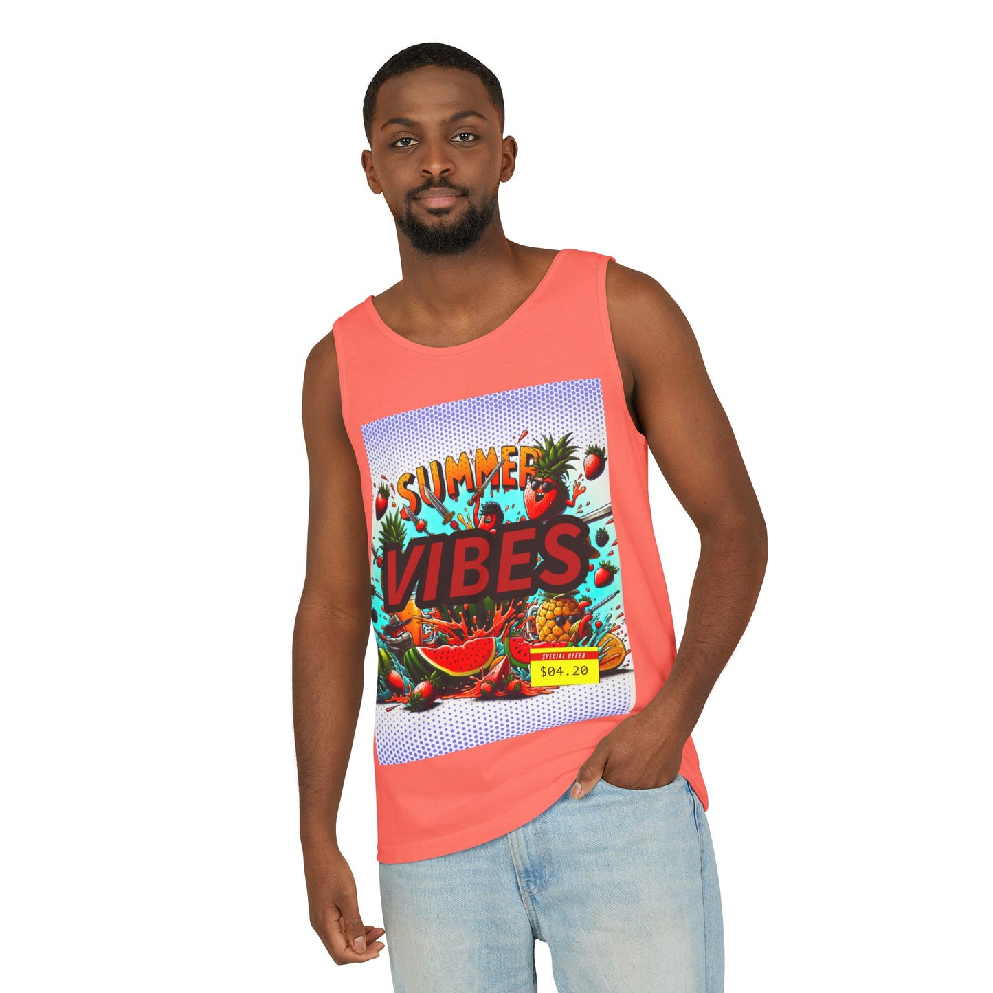 Summer Vibes Unisex Tank Top - Perfect for Beach Days & Festivals