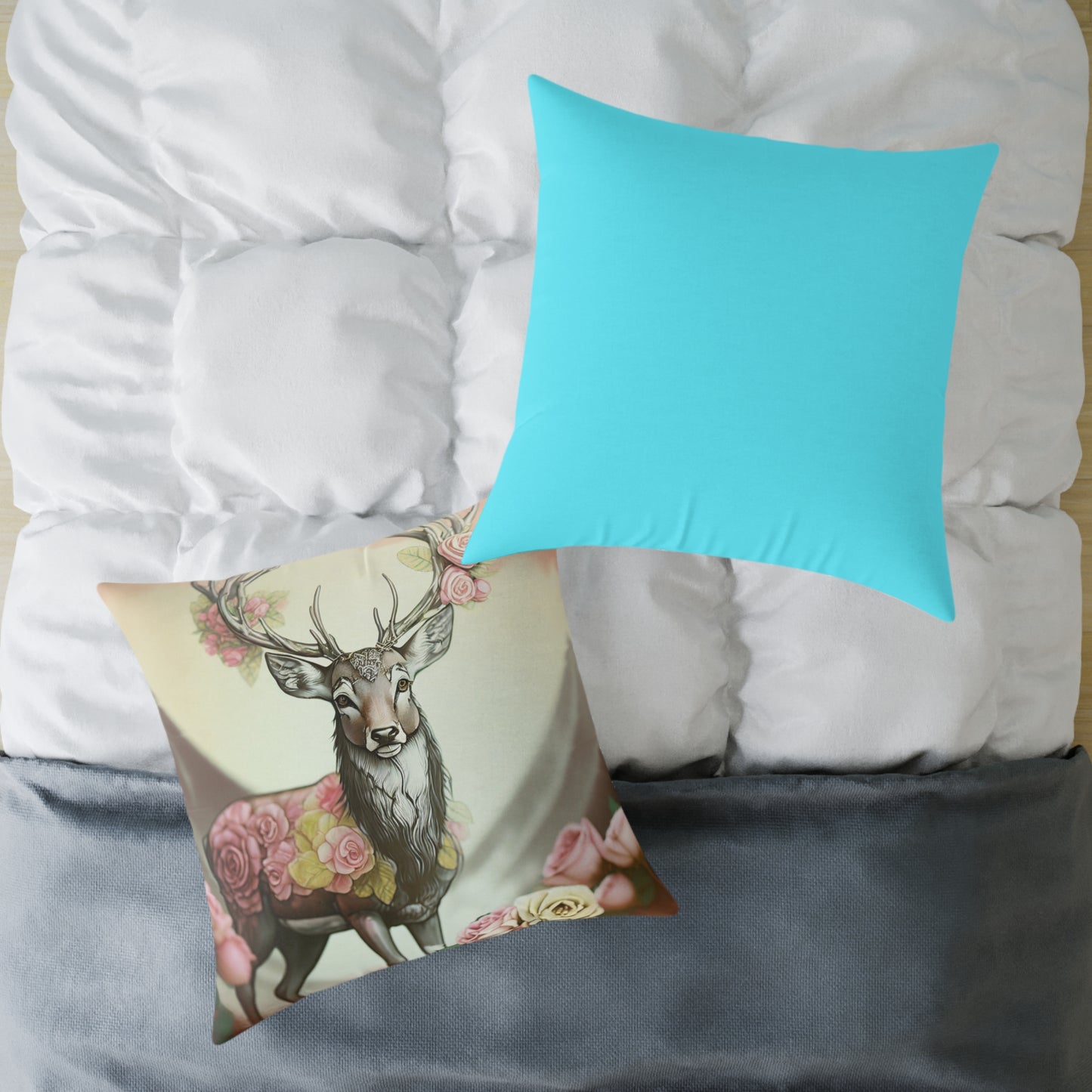 Love Her Square Poly Canvas Pillow