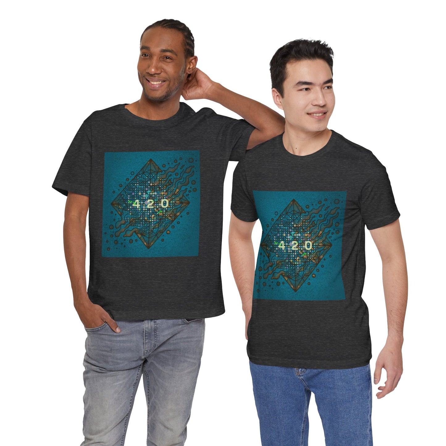 420 Graphic Unisex Jersey Tee - Casual Vibe for Celebrations