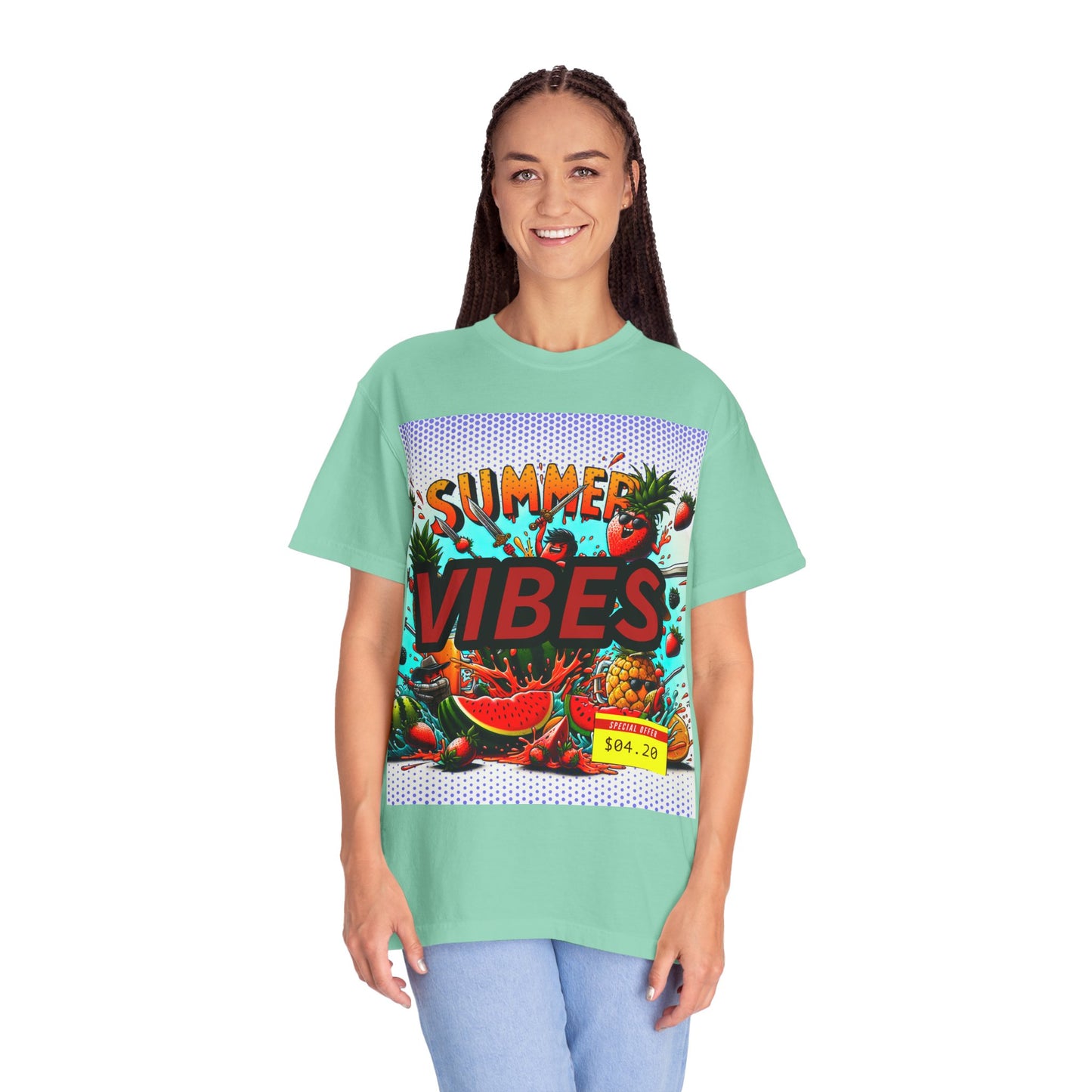 Summer Vibes Unisex Garment-Dyed T-Shirt