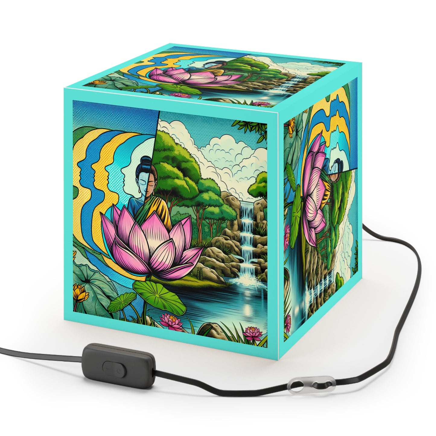 Zen Garden Light Cube Lamp