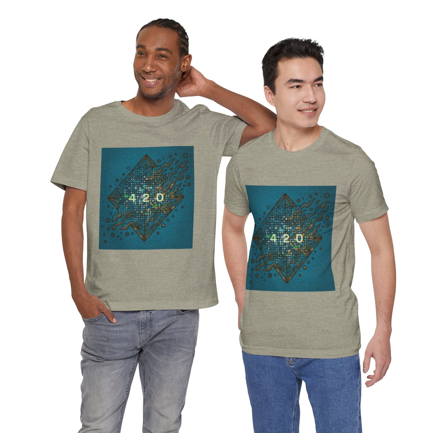 420 Graphic Unisex Jersey Tee - Casual Vibe for Celebrations