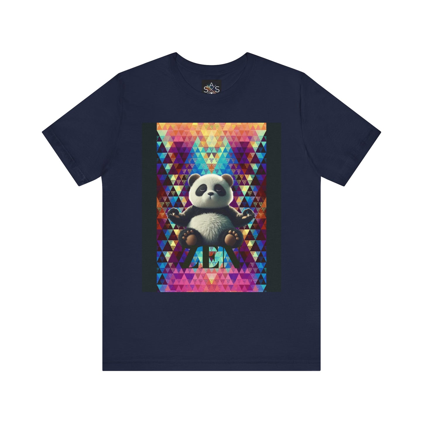 Colorful Panda Graphic Tee - Unisex Jersey Short Sleeve