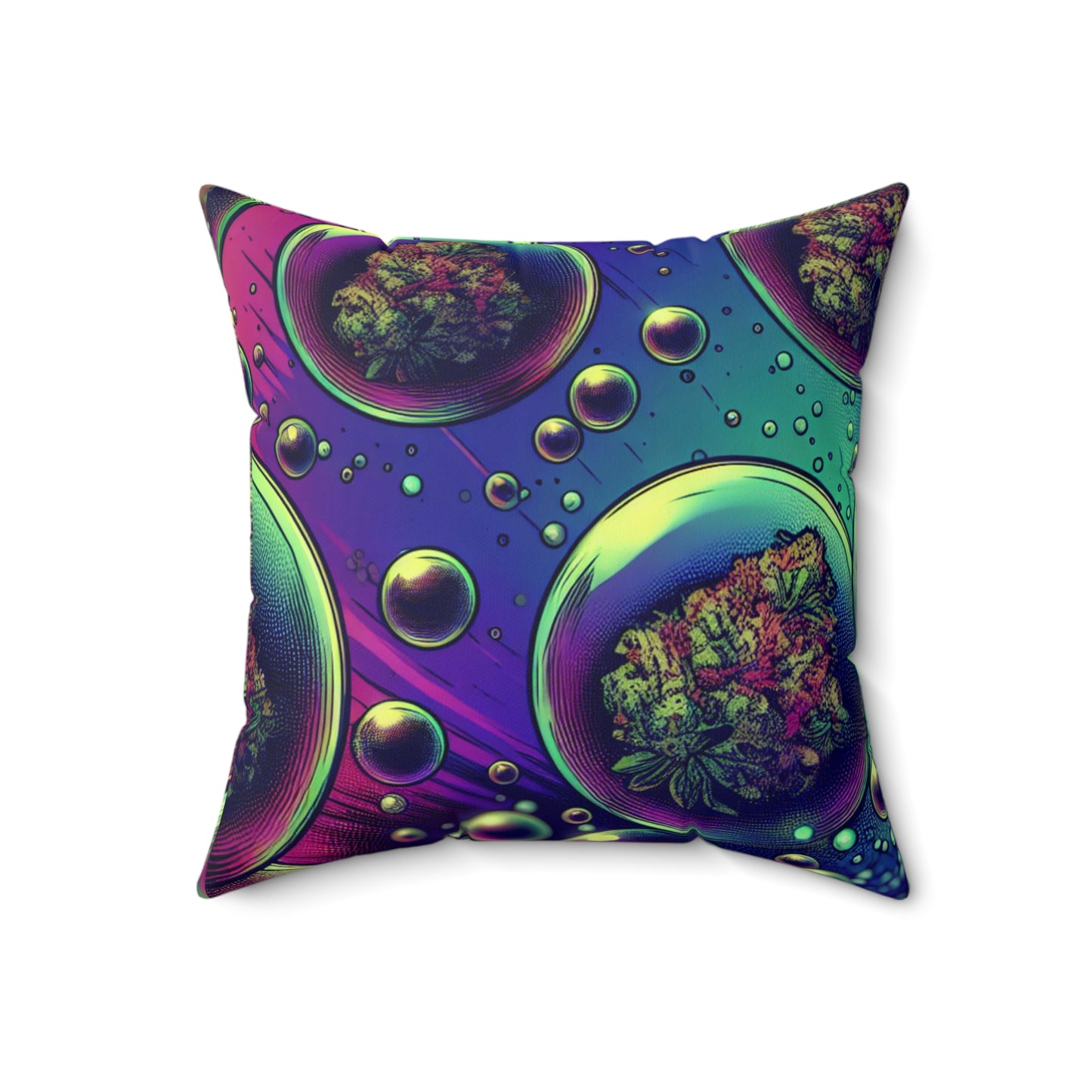 Simple Alluring Style Square Pillow - Bold and Unique Spun Polyester Pillow for Friends and Family