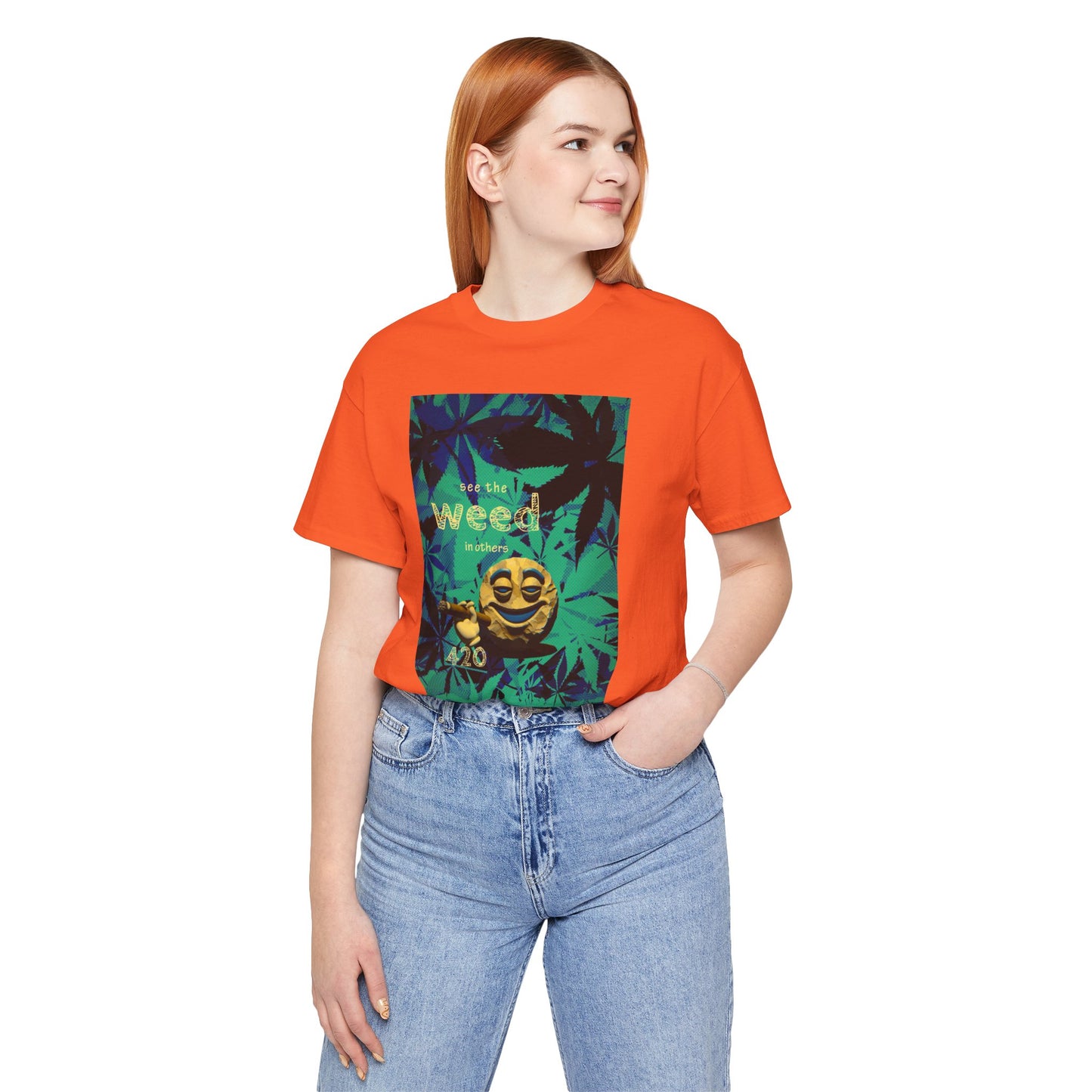 Funny Cannabis Graphic Tee - "See the Weed in Others"