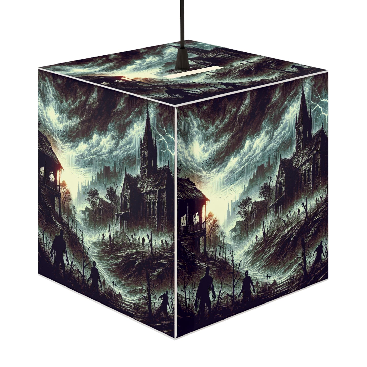 Ghouls Light Cube Lamp