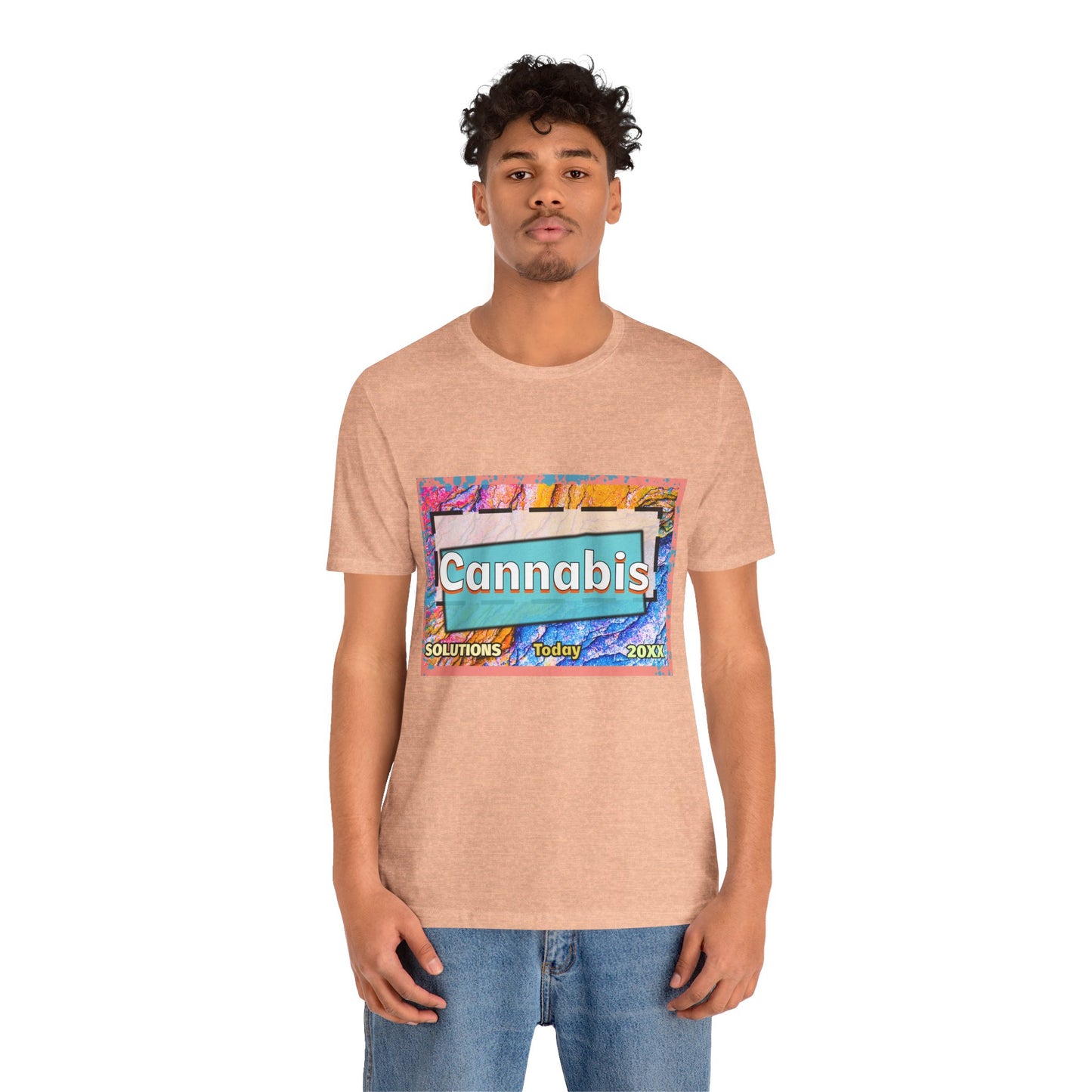 Trendy Cannabis Solutions Tee - Unisex Jersey Short Sleeve T-Shirt