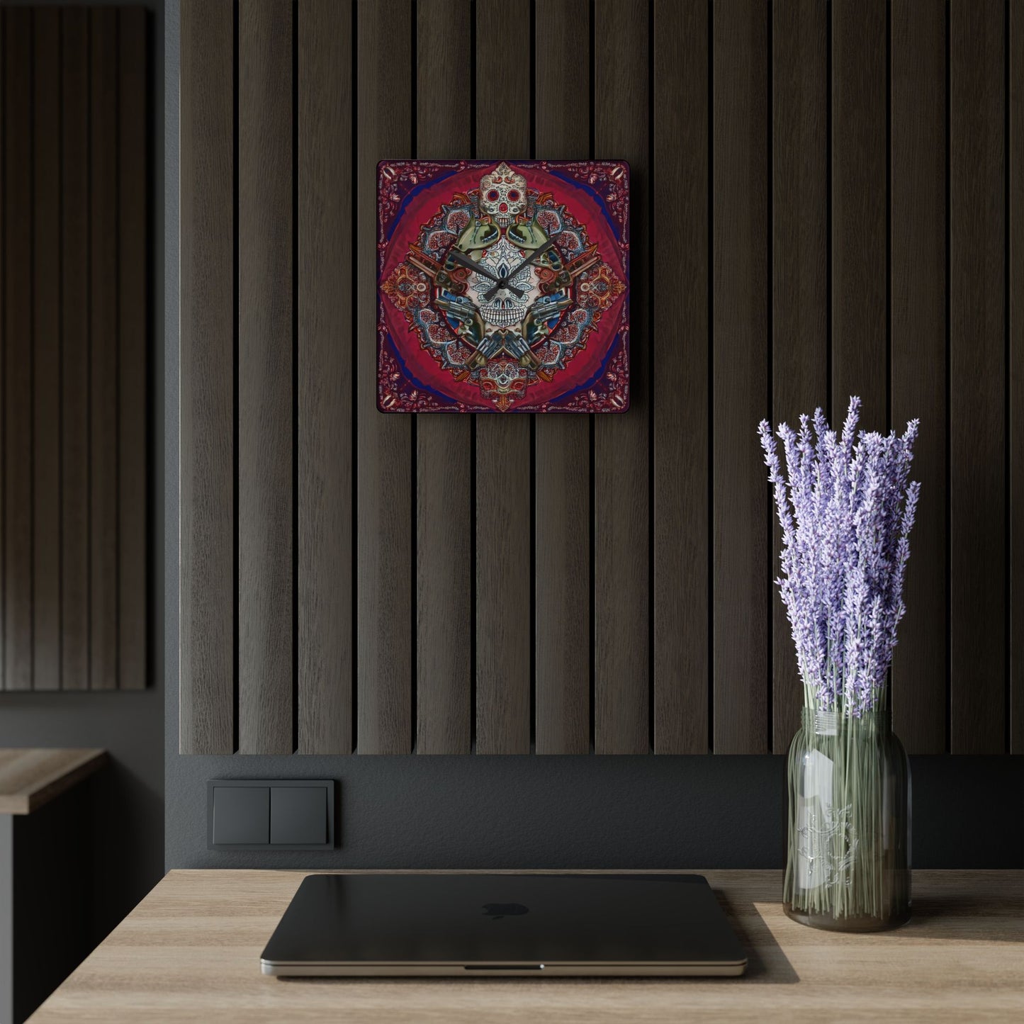 Love Yourself Acrylic Wall Clock