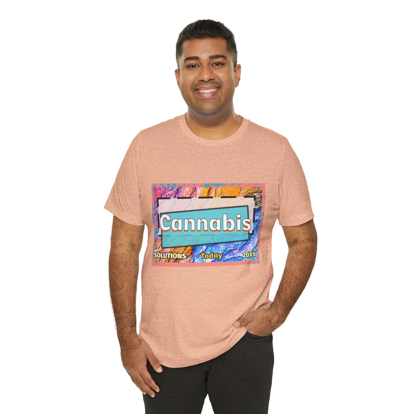 Trendy Cannabis Solutions Tee - Unisex Jersey Short Sleeve T-Shirt