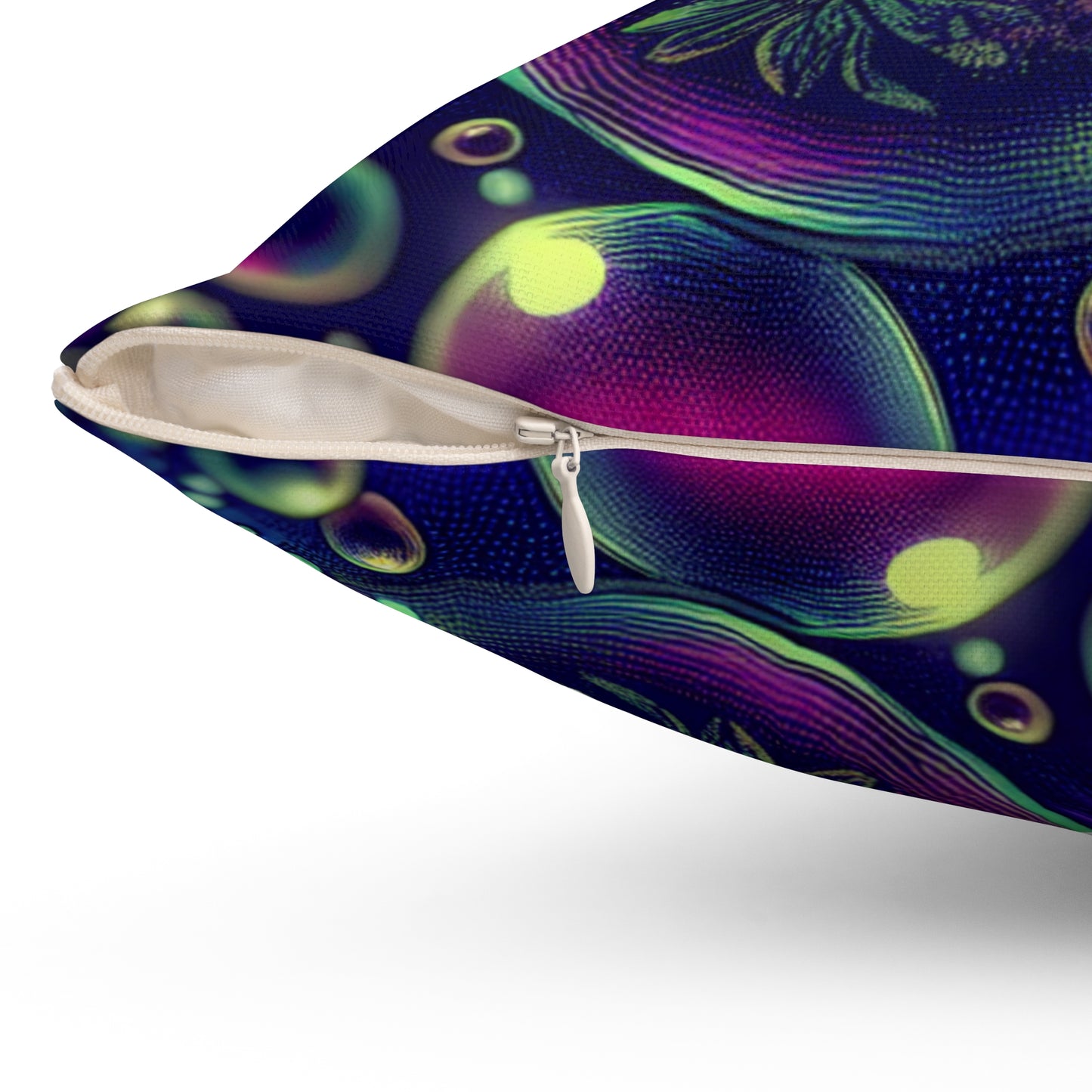 Simple Alluring Style Square Pillow - Bold and Unique Spun Polyester Pillow for Friends and Family