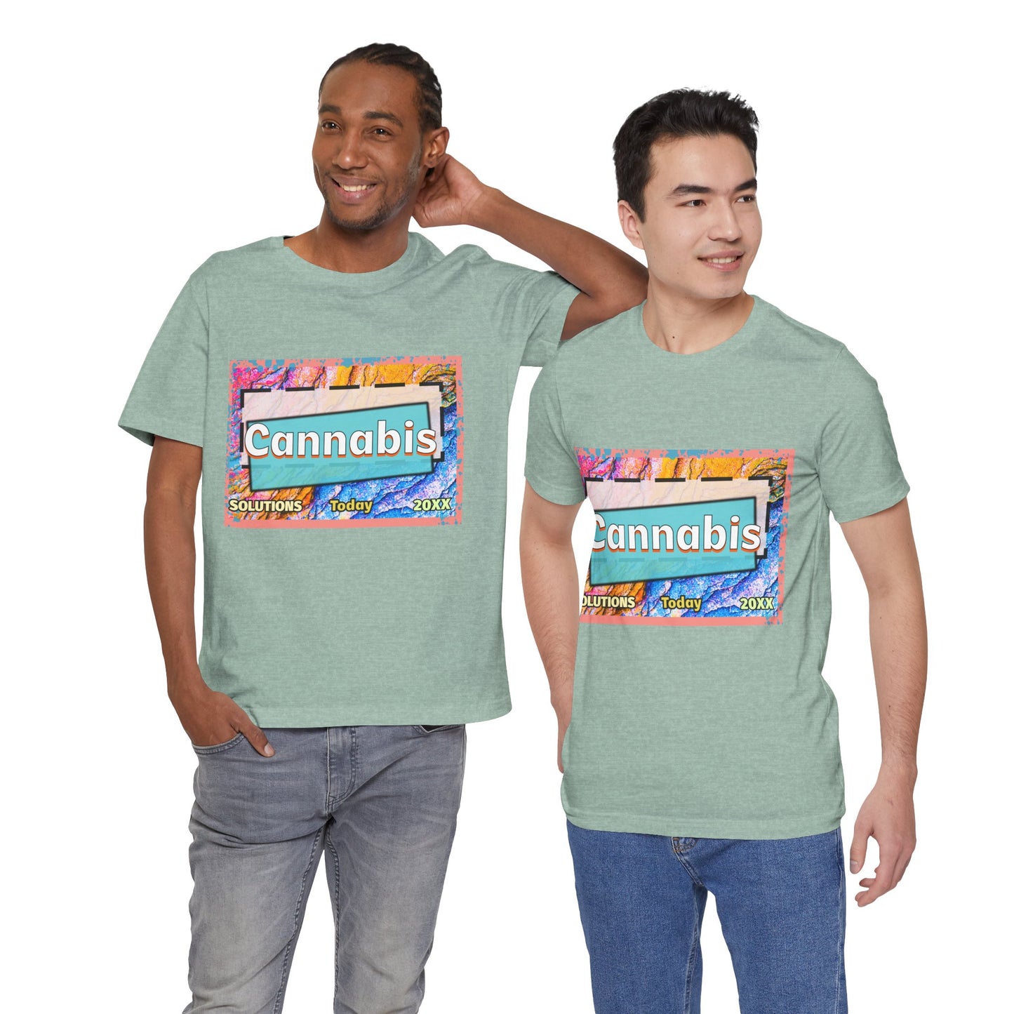 Trendy Cannabis Solutions Tee - Unisex Jersey Short Sleeve T-Shirt