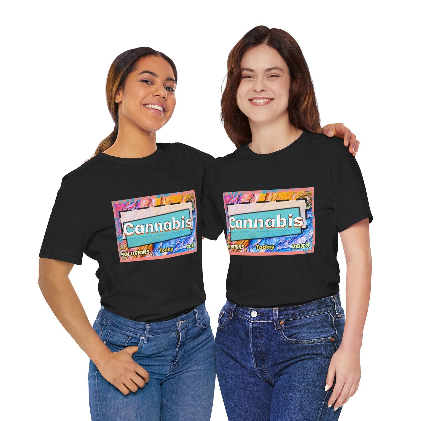 Trendy Cannabis Solutions Tee - Unisex Jersey Short Sleeve T-Shirt