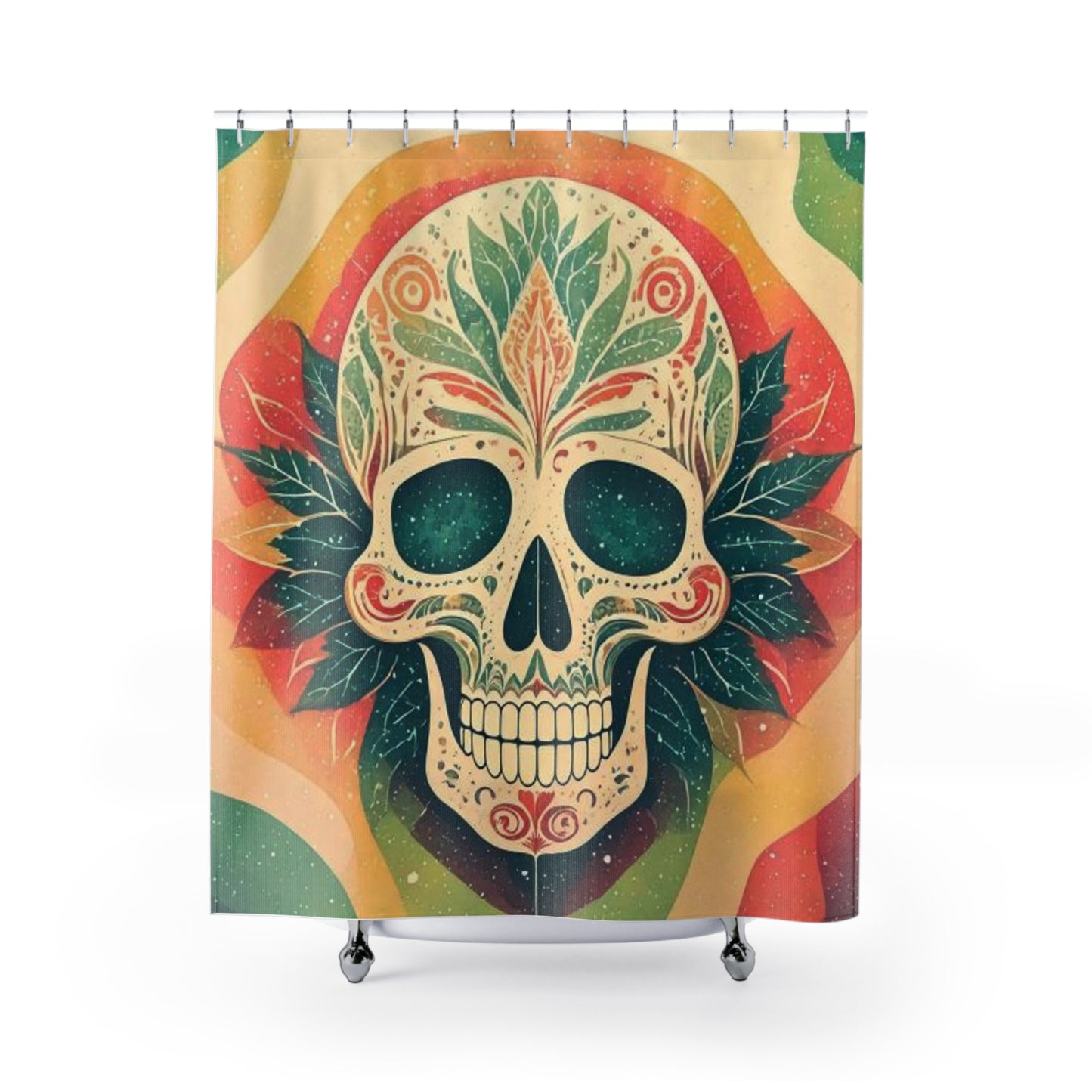 Bloom and Bone Shower Curtains