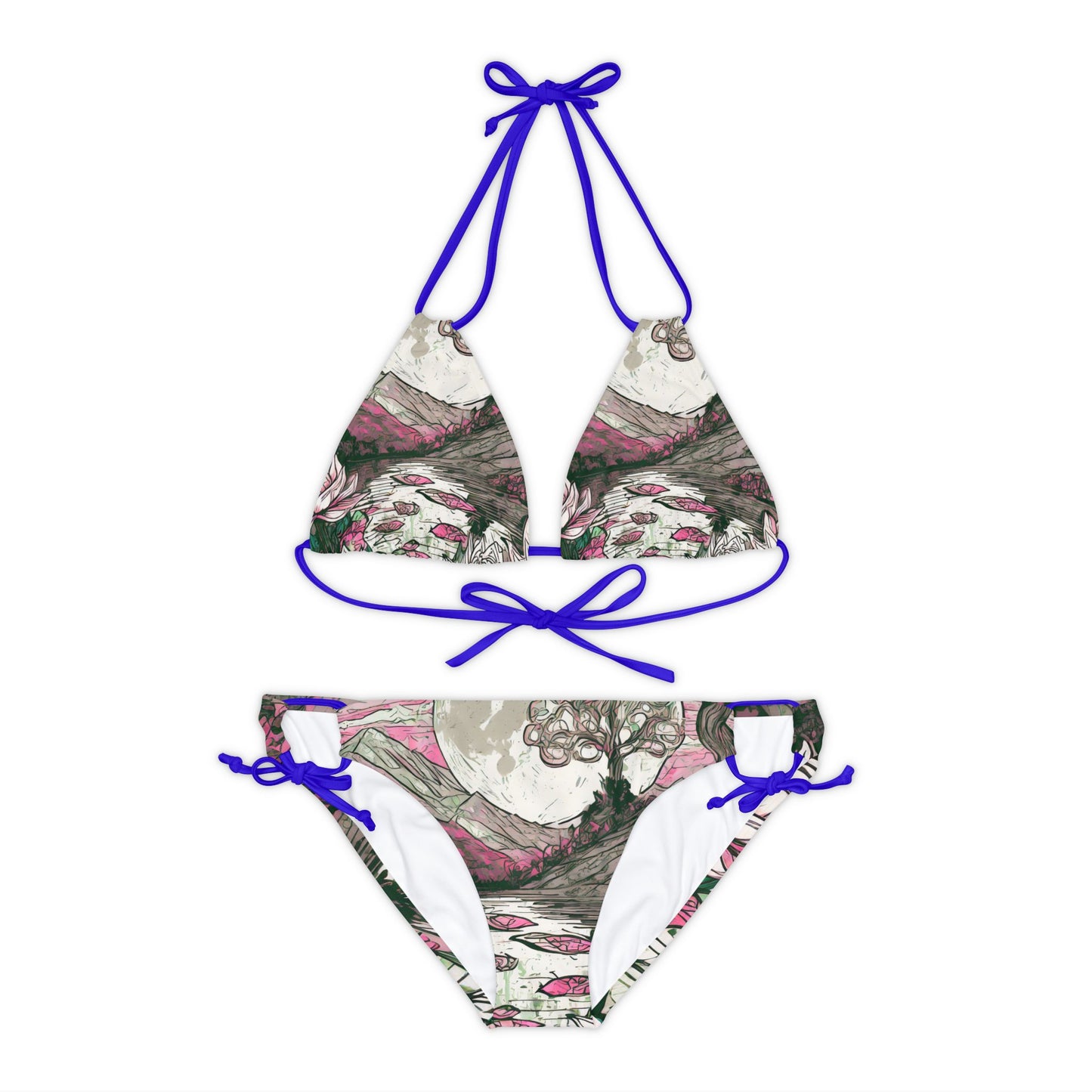 Strappy Bikini Set (AOP)