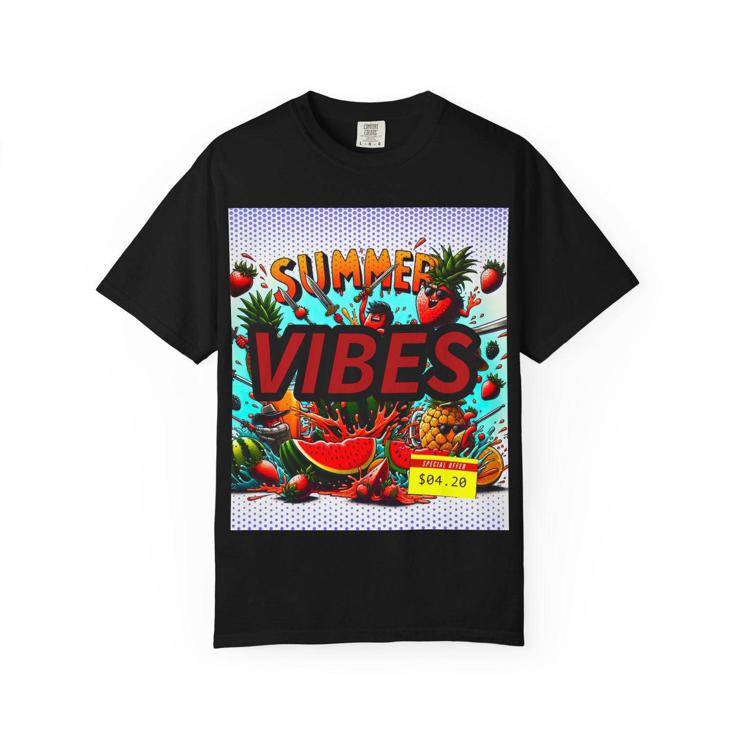 Summer Vibes Unisex Garment-Dyed T-Shirt