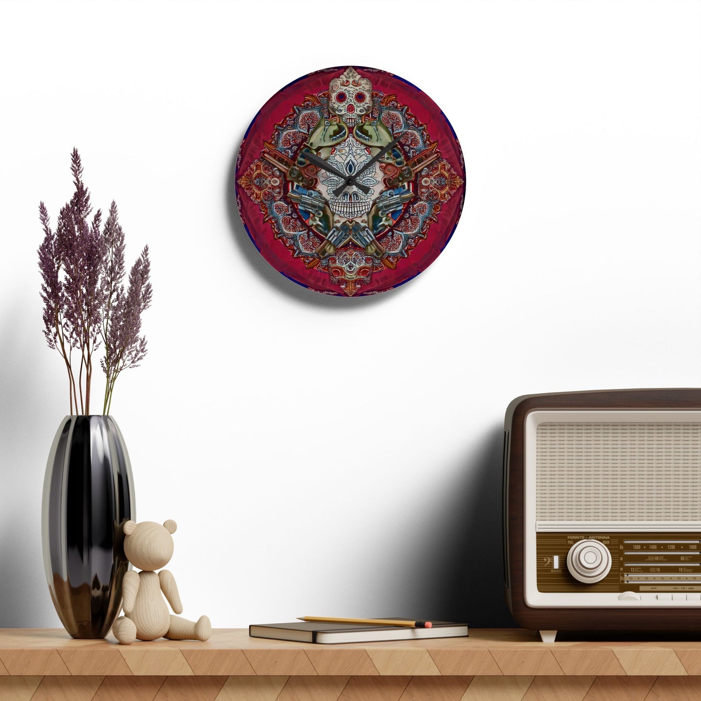 Love Yourself Acrylic Wall Clock