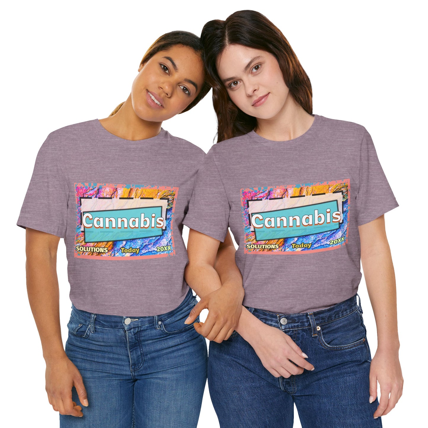 Trendy Cannabis Solutions Tee - Unisex Jersey Short Sleeve T-Shirt