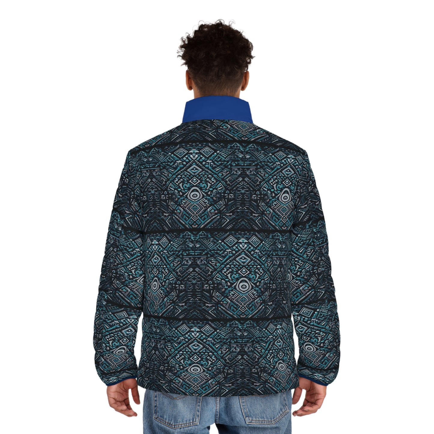 All Weather Men's Puffer Jacket (AOP)