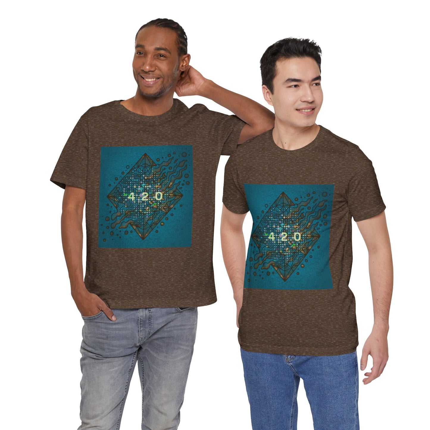420 Graphic Unisex Jersey Tee - Casual Vibe for Celebrations