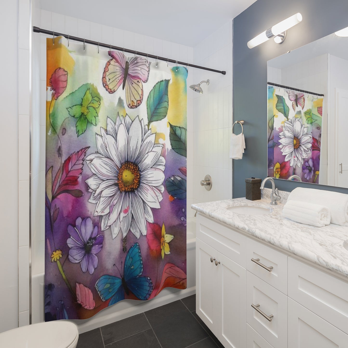 The Unexpected Bloom Shower Curtains