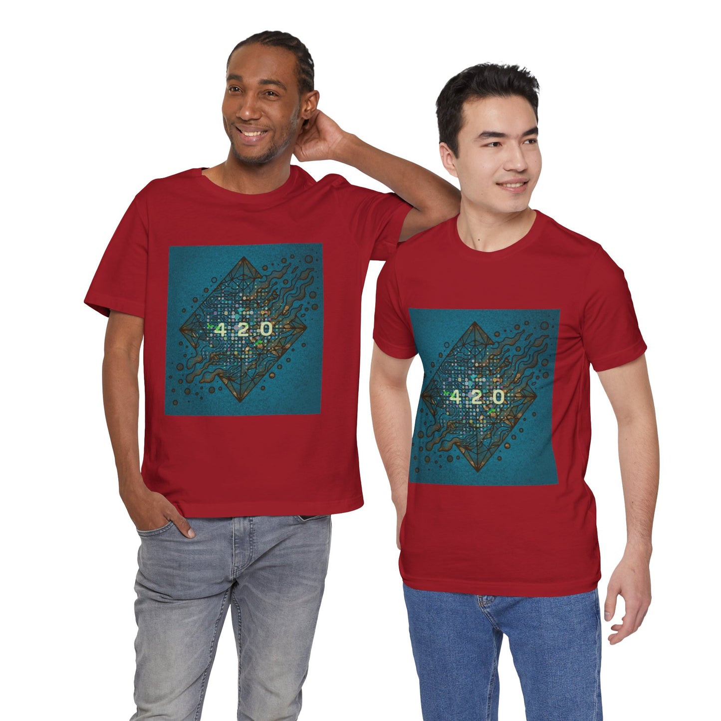 420 Graphic Unisex Jersey Tee - Casual Vibe for Celebrations