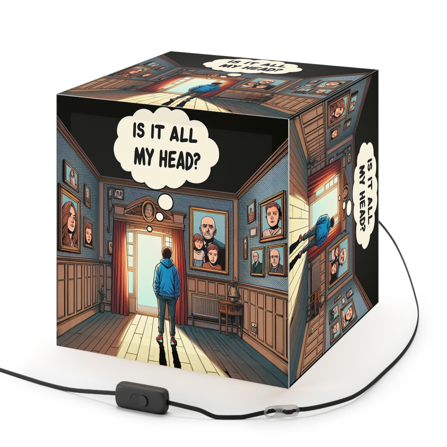 Growing Light Cube Lamp