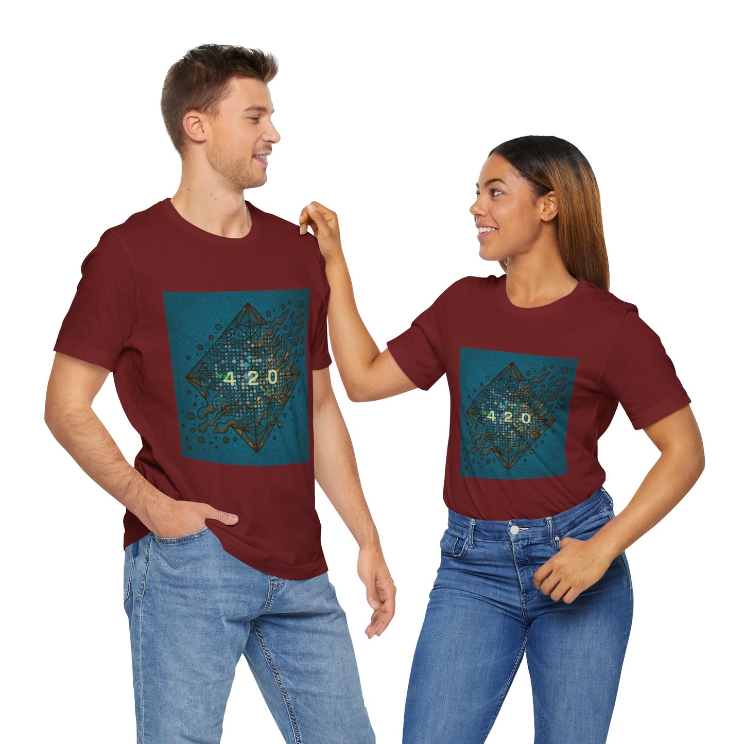 420 Graphic Unisex Jersey Tee - Casual Vibe for Celebrations