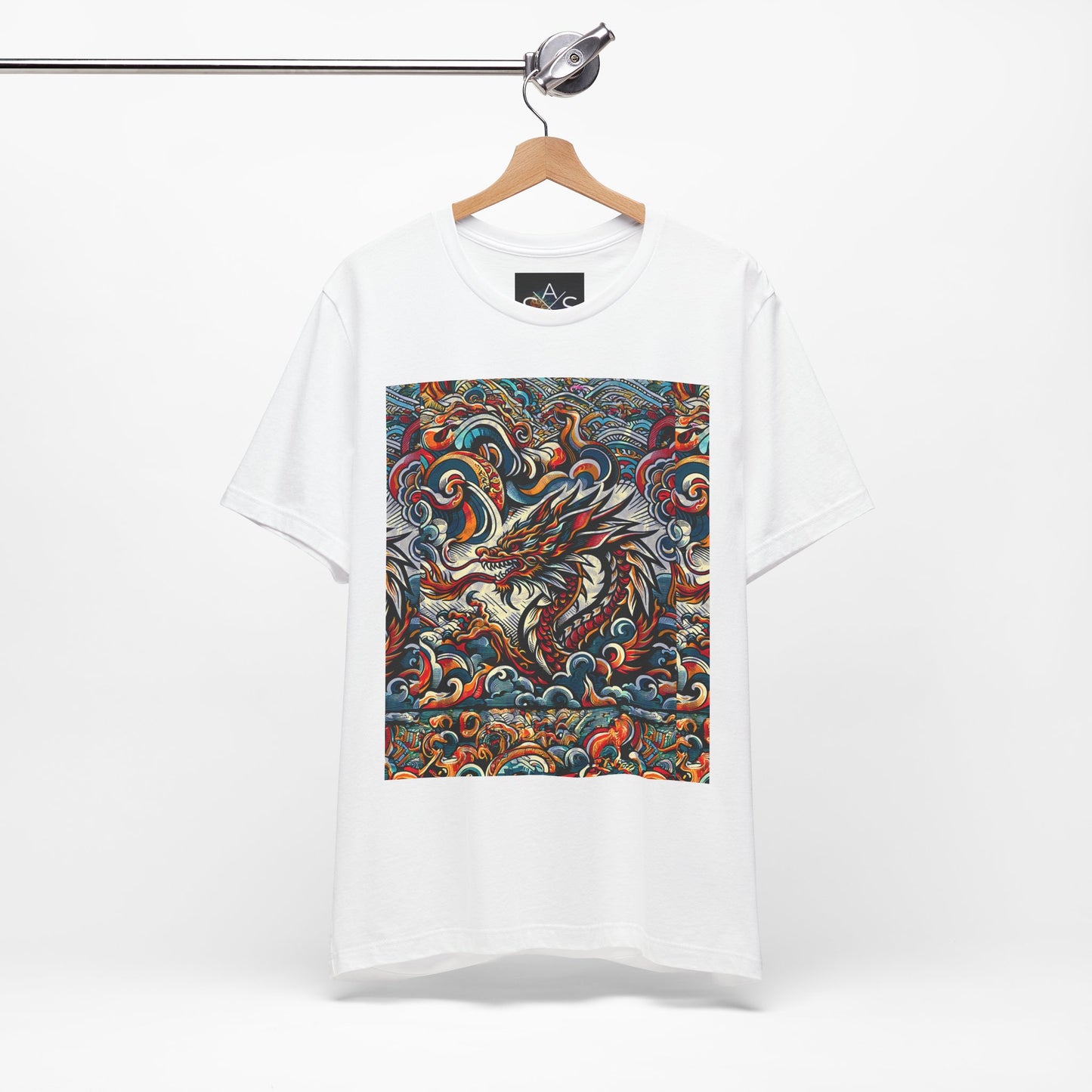Vibrant Dragon Graphic Tee - Unisex Jersey Short Sleeve Shirt
