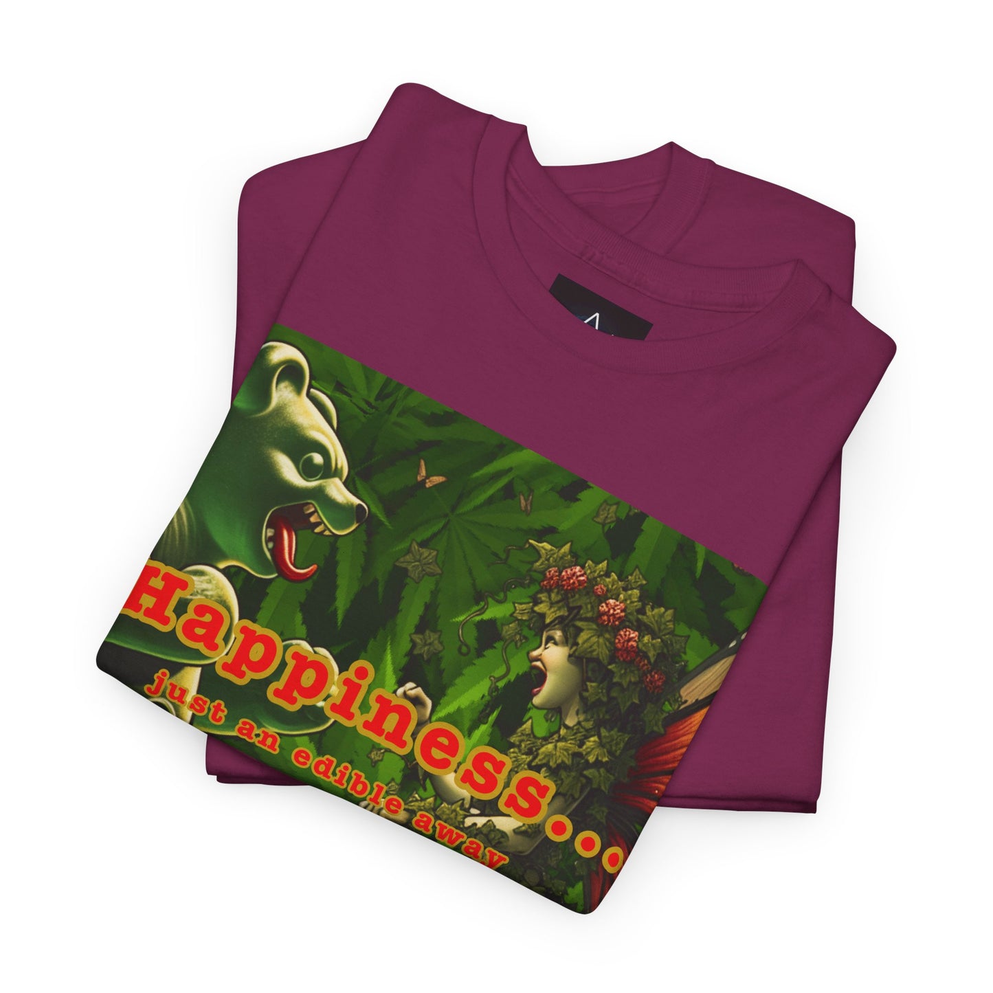 Happiness Jungle Unisex Heavy Cotton Tee, Graphic T-Shirt, Nature Lover Gift, Summer Wardrobe Essential, Unisex Casual Wear