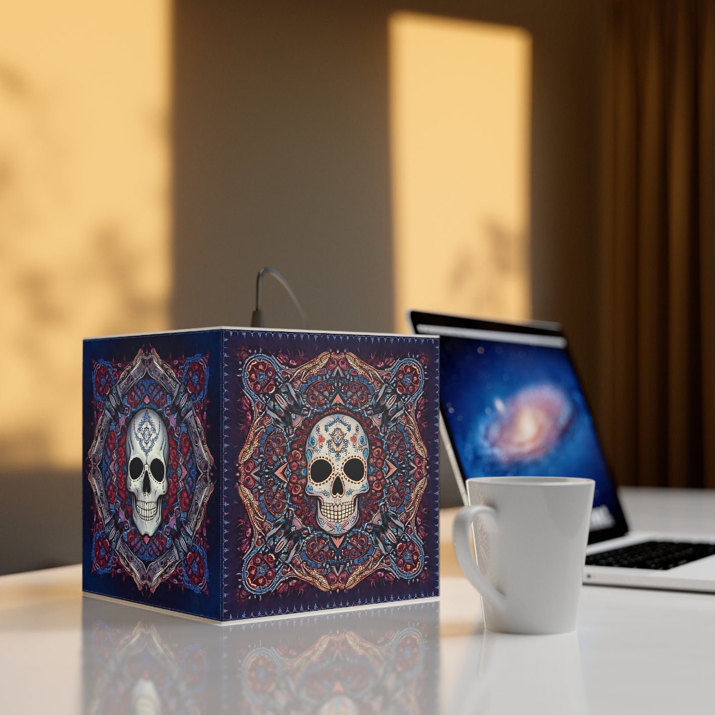 Skull Buddies Light Cube Lamp