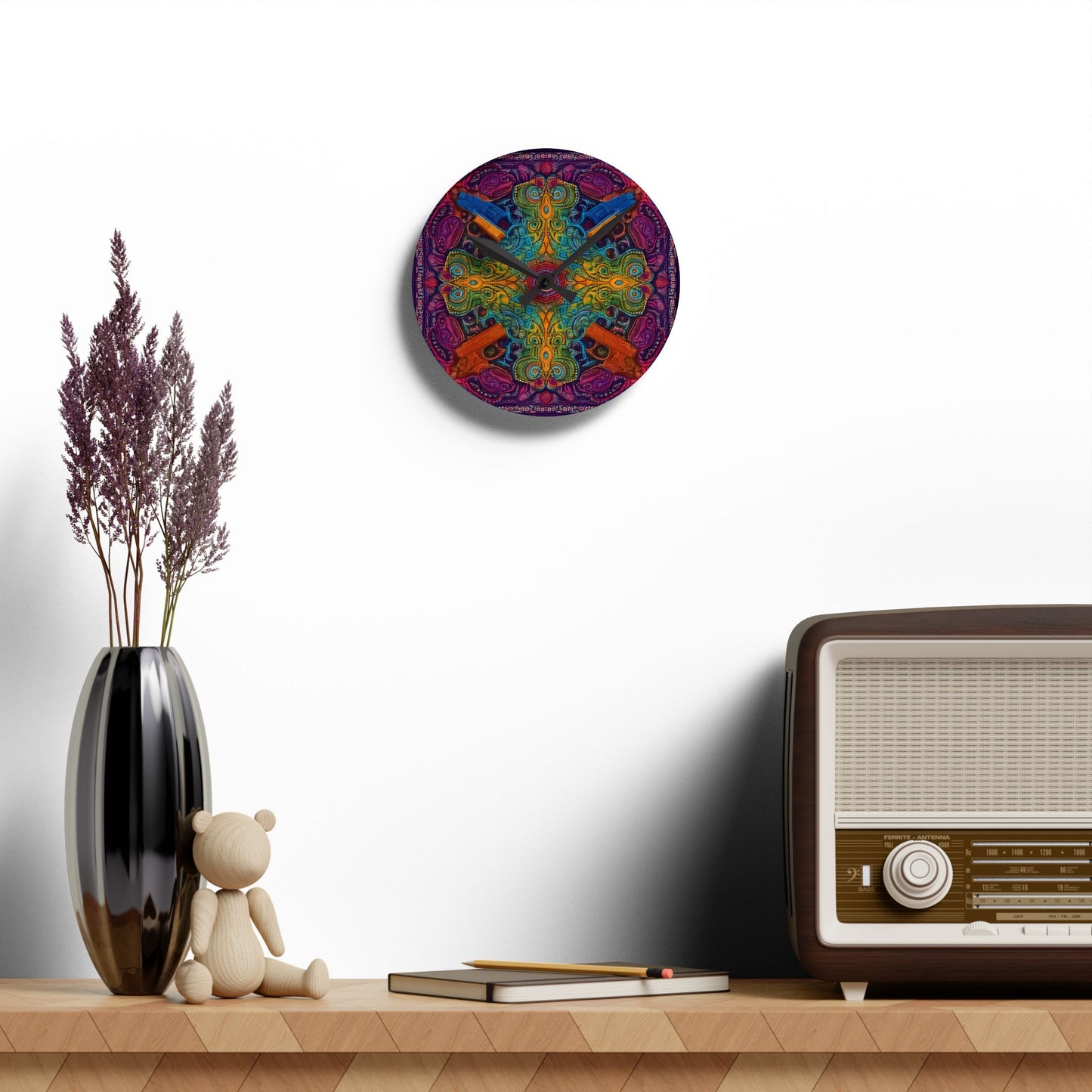 Bang Bang Acrylic Wall Clock