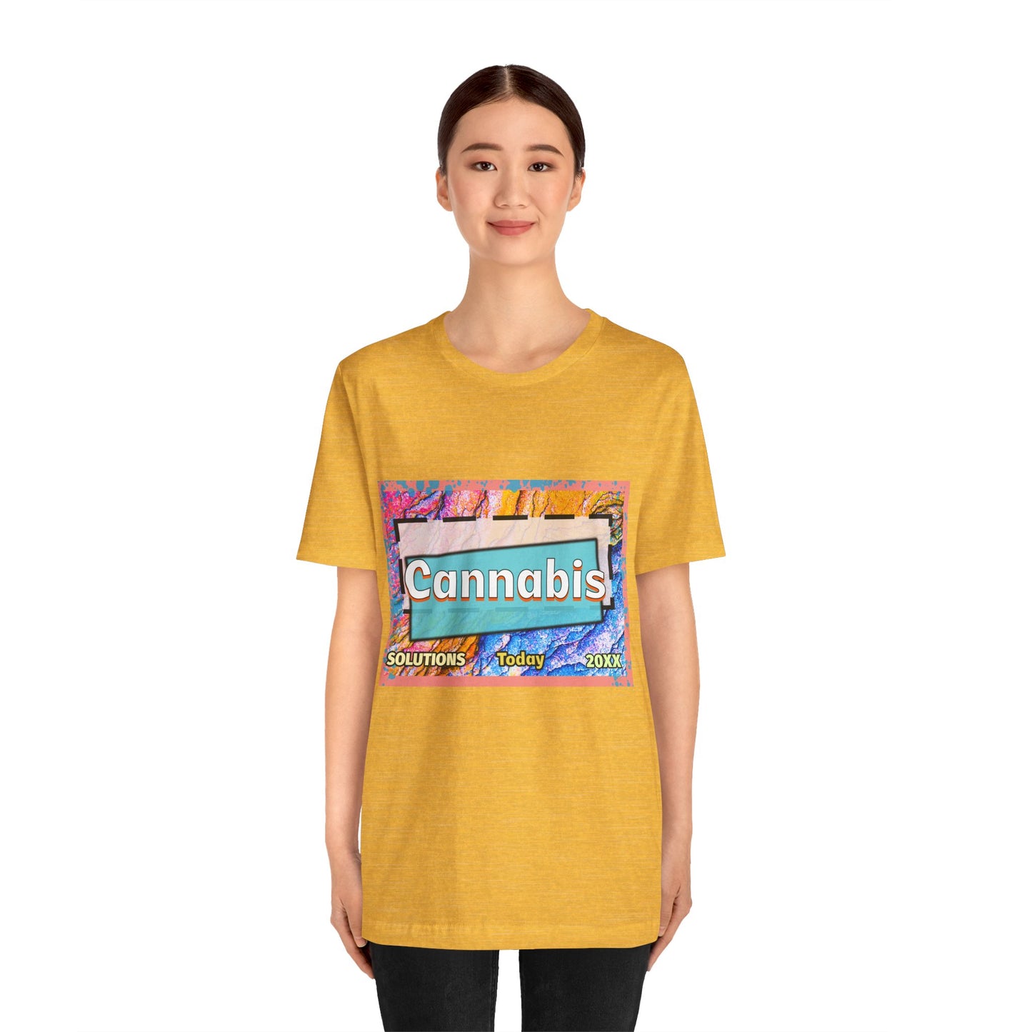 Trendy Cannabis Solutions Tee - Unisex Jersey Short Sleeve T-Shirt