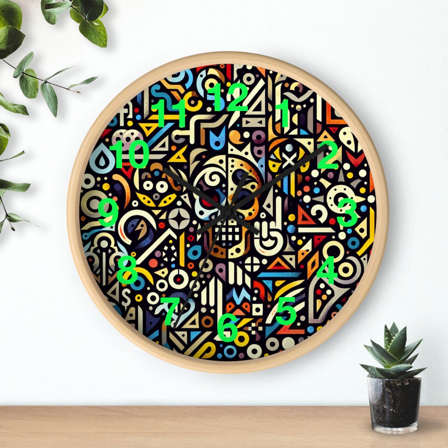 Rock Around Wall Clock