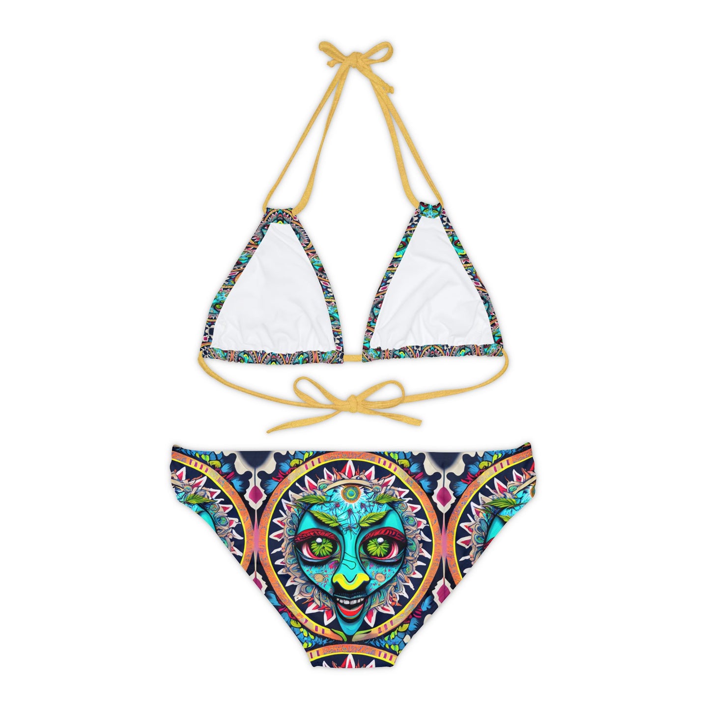 Strappy Bikini Set (AOP)