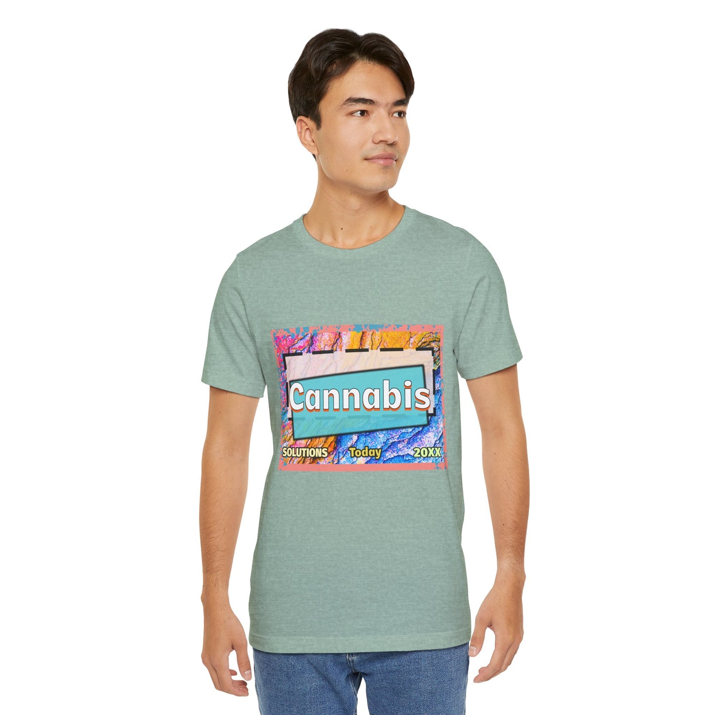 Trendy Cannabis Solutions Tee - Unisex Jersey Short Sleeve T-Shirt