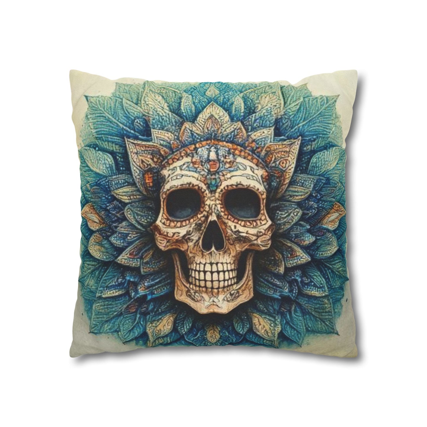 Spun Polyester Square Pillowcase