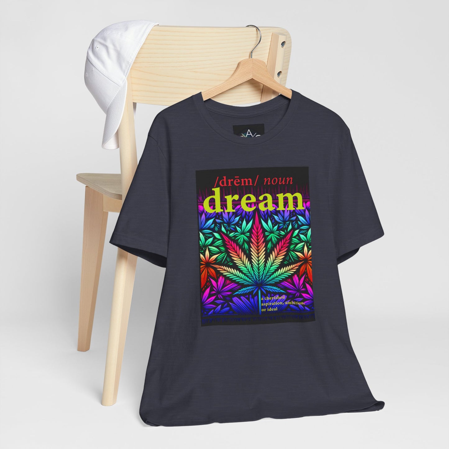 Dream Inspired Unisex Jersey Tee - Vibrant Cannabis Graphic T-Shirt