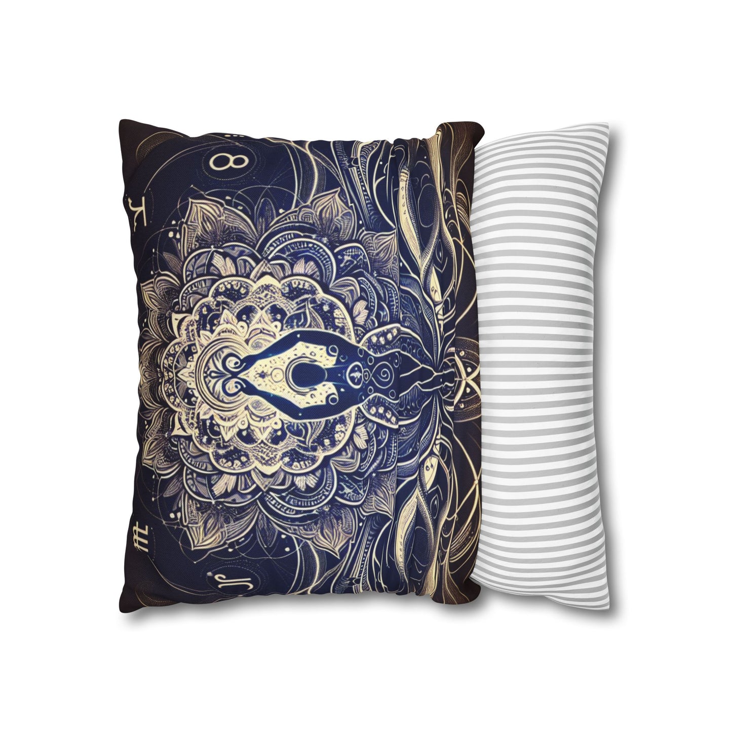 Spun Polyester Square Pillowcase