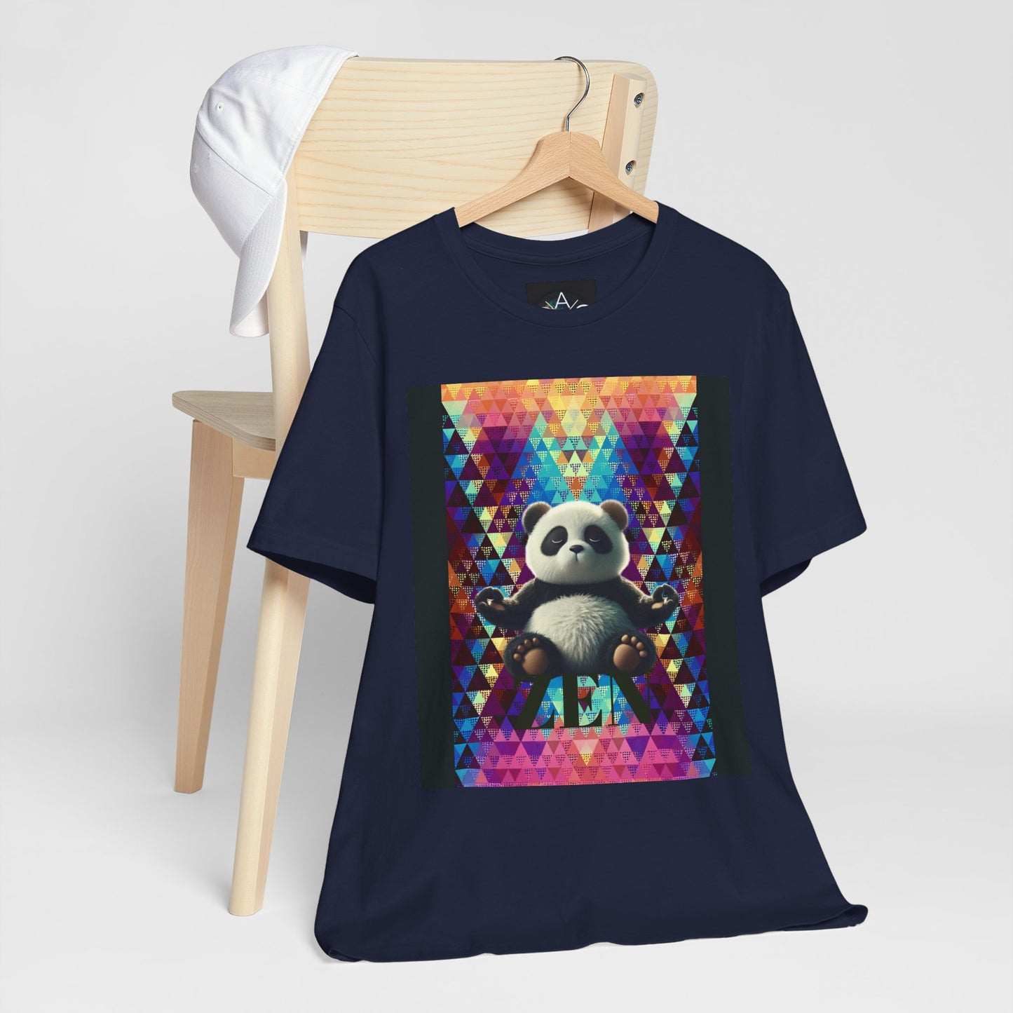 Colorful Panda Graphic Tee - Unisex Jersey Short Sleeve