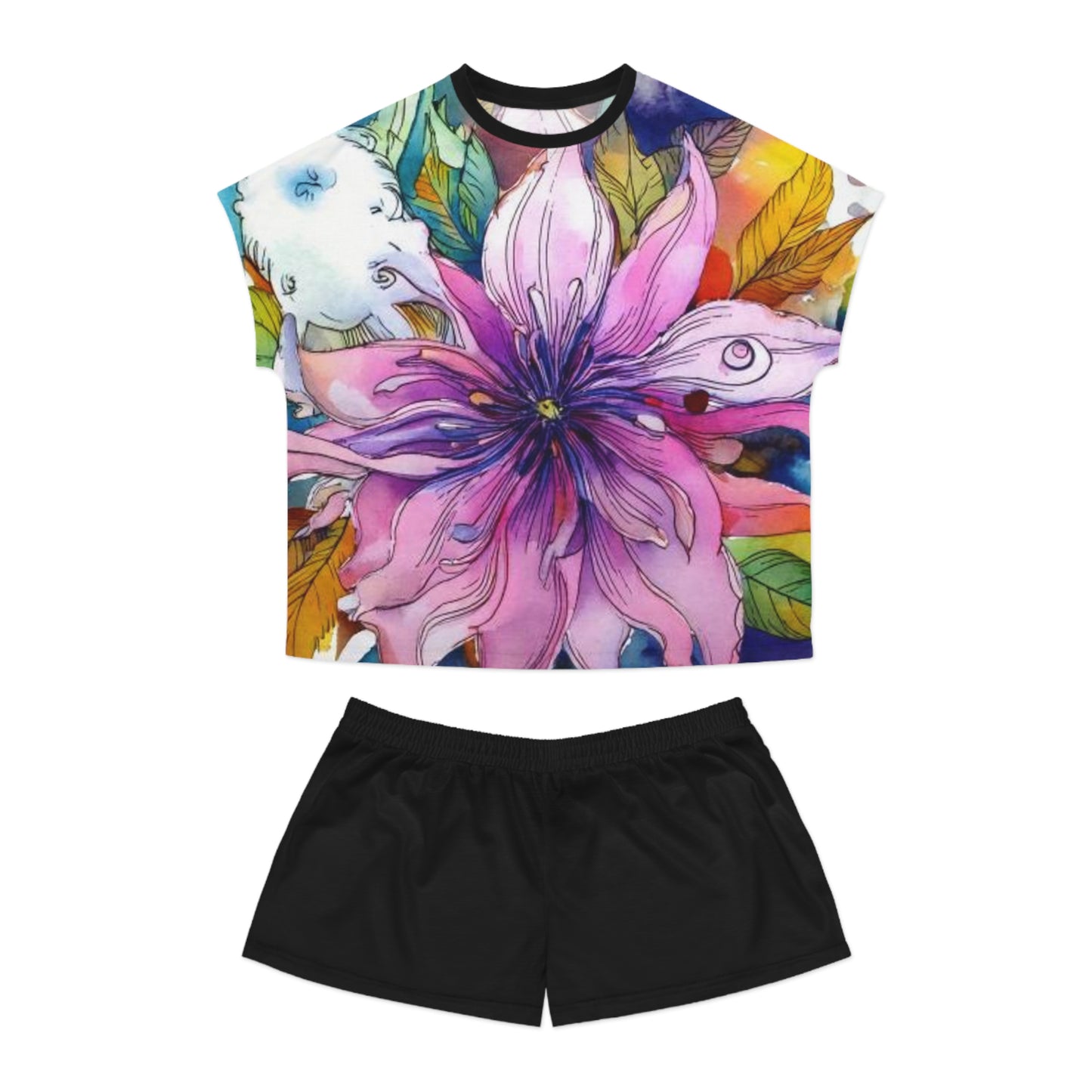 Women's Short Pajama Set (AOP)