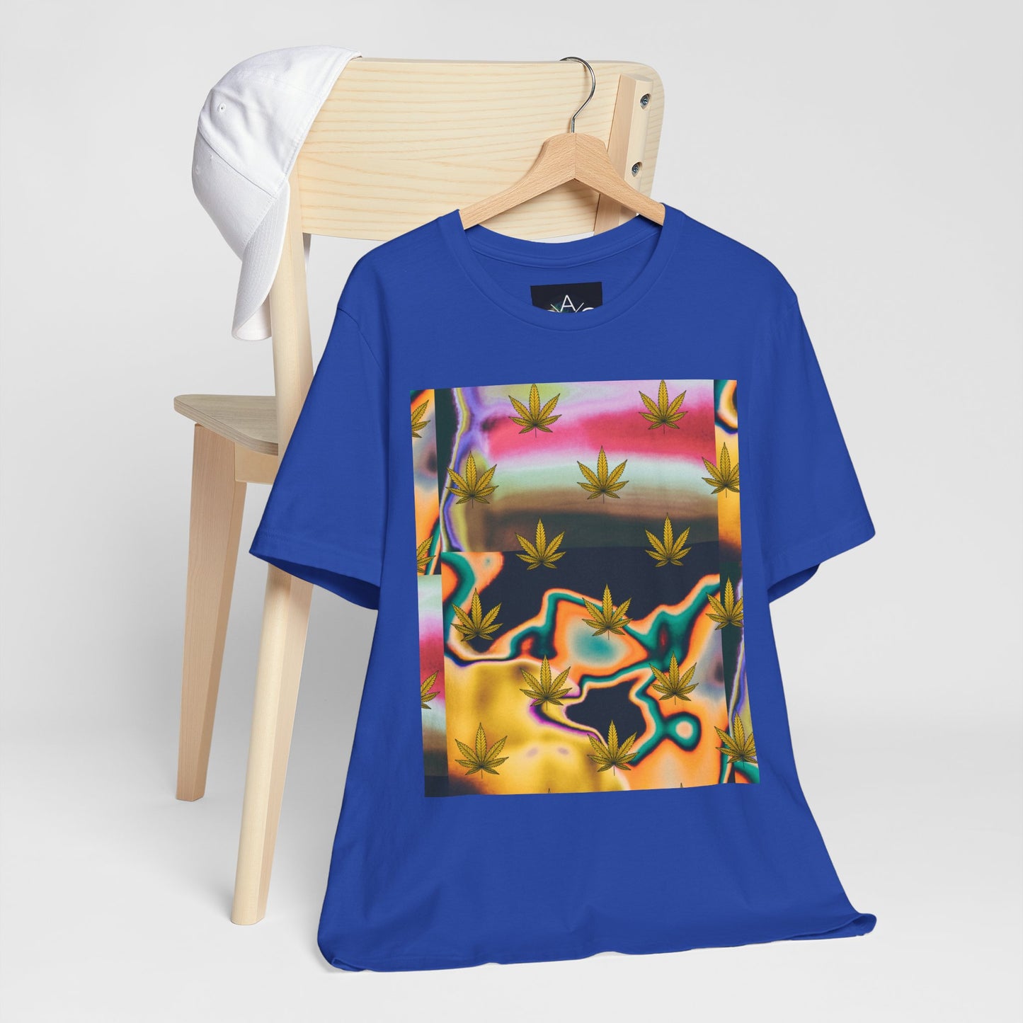 Vibrant Leaf Graphic Tee - Unisex Jersey Short Sleeve T-Shirt