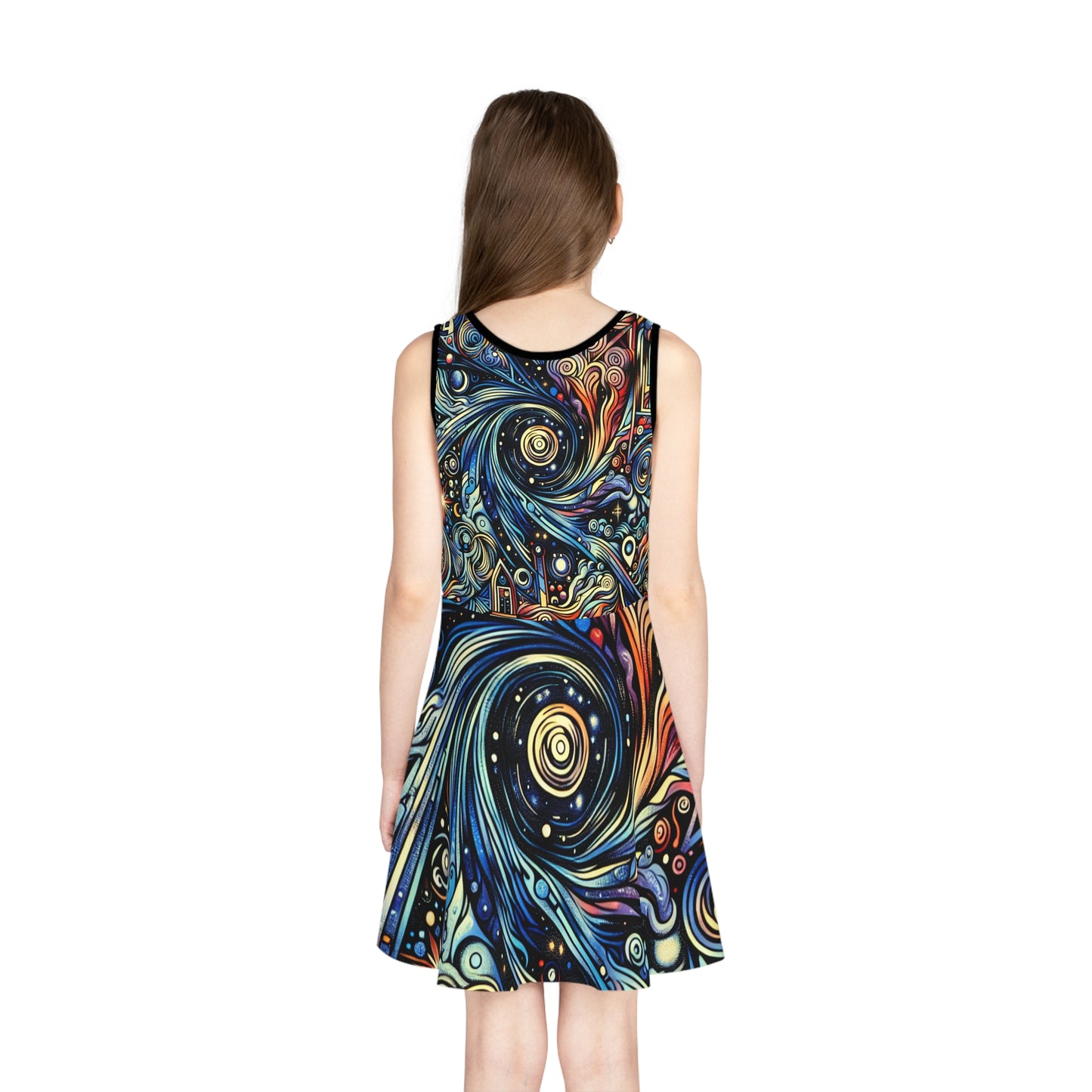Girls' Sleeveless Sundress (AOP)