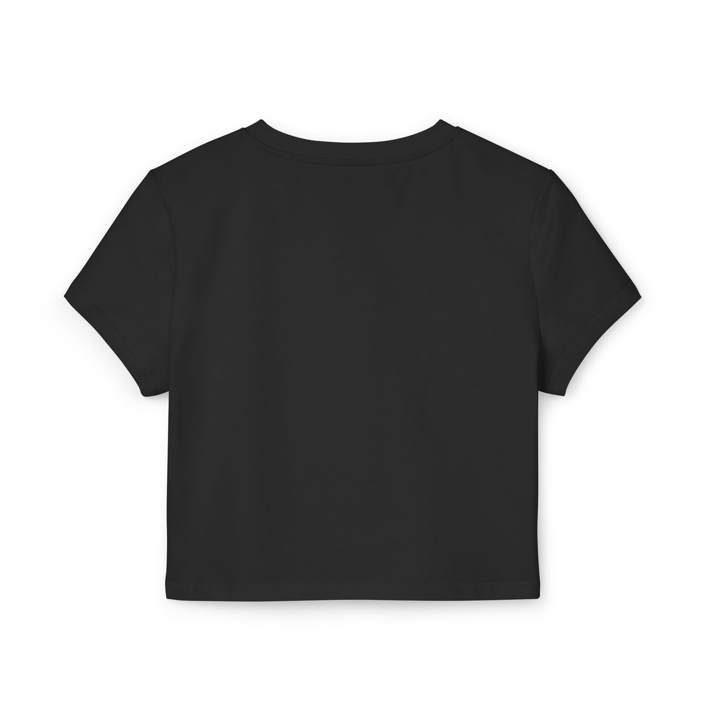 Colorful Graphic Baby Tee for Women - Floral & Butterfly Design