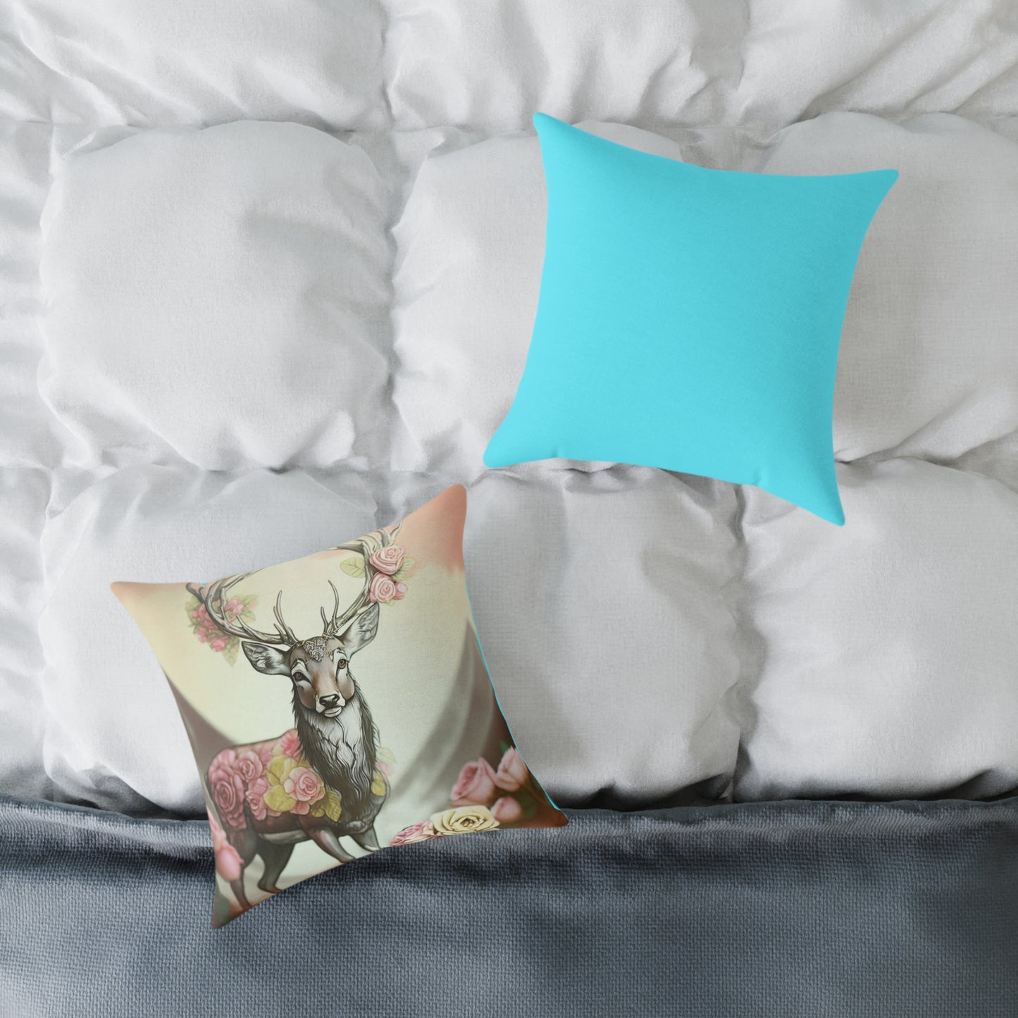 Love Her Square Poly Canvas Pillow